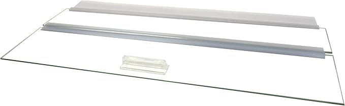5 Gallon Aquarium with Glass Canopy - 16x08x10 - (1) Aquarium & (1) Glass Canopy ONLY