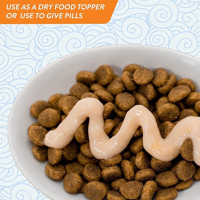 INABA Churu for Kittens, Creamy, Purée Lickable Cat Treats with DHA, EPA, Vitamin E & Taurine, 0.5 Ounces Each, 48 Tubes (4 per Pack), Tuna and Chicken Variety