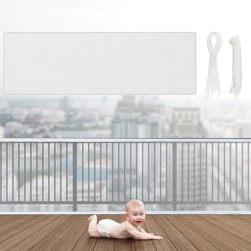 Hosuly Banister Guard Balcony Netting, 18 x 3 ft, 1 Set by Hosuly