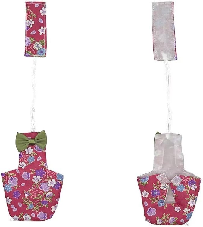 2 PCS Star Diapers for Parrots Red&Balck Fashionable Avian Accessories Parrot Clothes for Birds