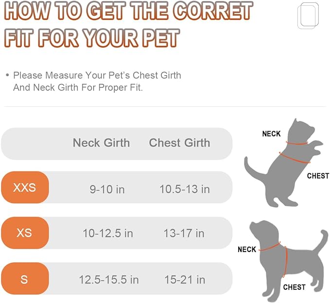 Dog Harness Step in Dog Vest Harness, Reflective Adjustable Puppy No Pull Harness Breathable Soft for Small and Medium Dogs Cats, Black, XXS