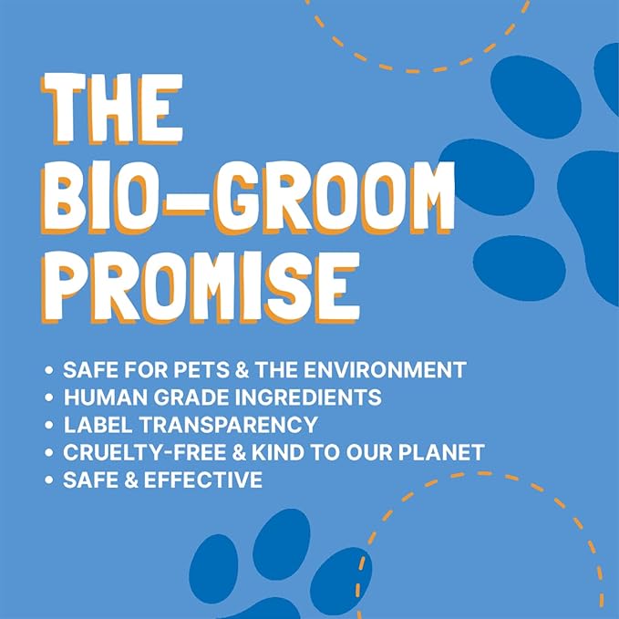 Bio-Groom Oatmeal Dog Shampoo – for Allergies and Itching, Cruelty-Free, Dog Bathing Supplies, Puppy Shampoo for Sensitive Skin, Made in USA, Anti-Itch Dog Products – 32 fl oz 1-Pack
