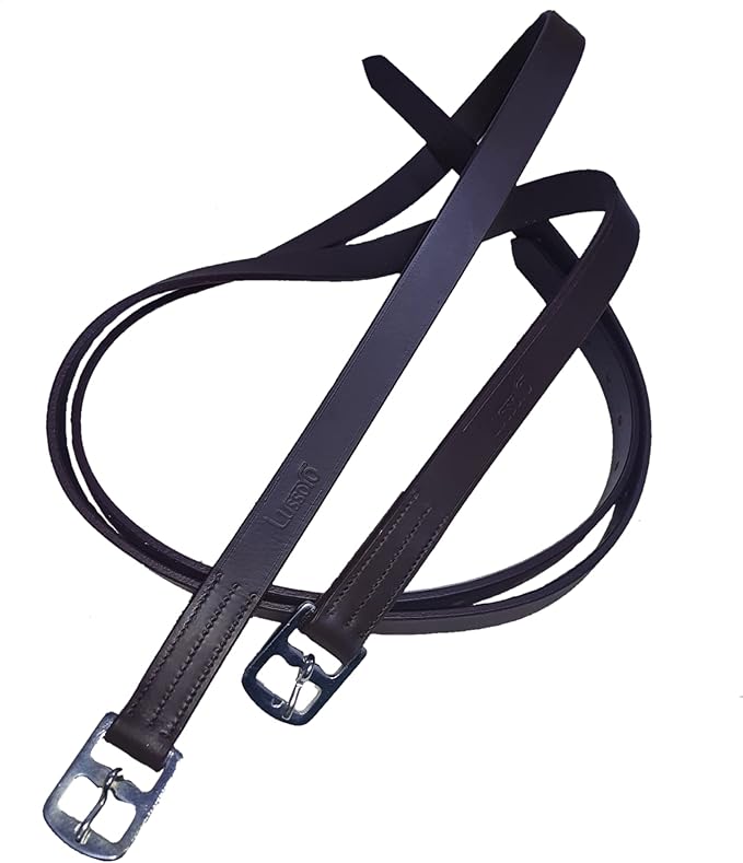 Stirrup Leathers for Horse Genuine Leather English Riding Stirrup Leathers
