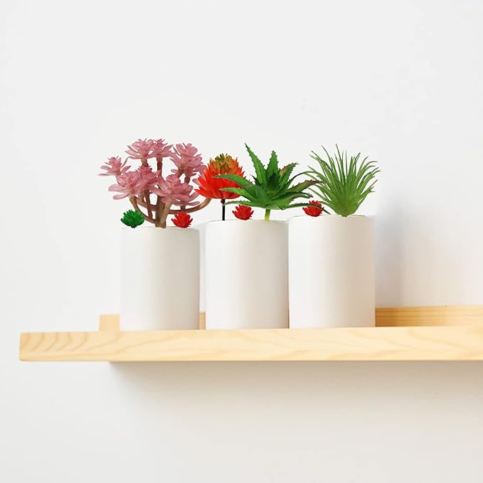 22pcs Colorful Fake Succulents, Mini Artificial Succulents for DIY Crafting Home Terrarium Floral Wall Garden Arrangement Office Decoration (Unpotted)