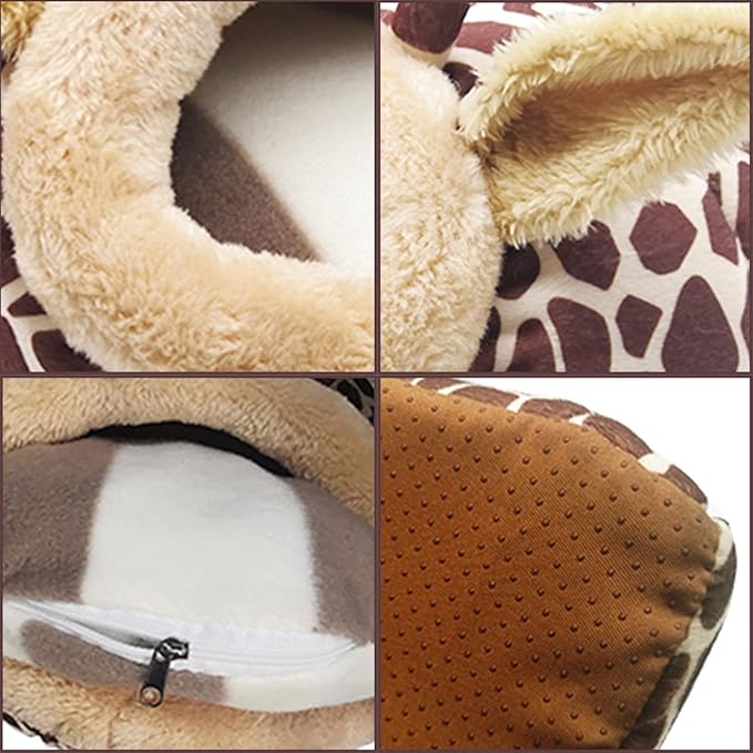 LEFTSTARER Guinea Pig Rat Bed and Hideout for Ferret Hedgehog Sleep and Hide, Hamster Small Pet Animals Supplies Toy Cage Accessories Nest