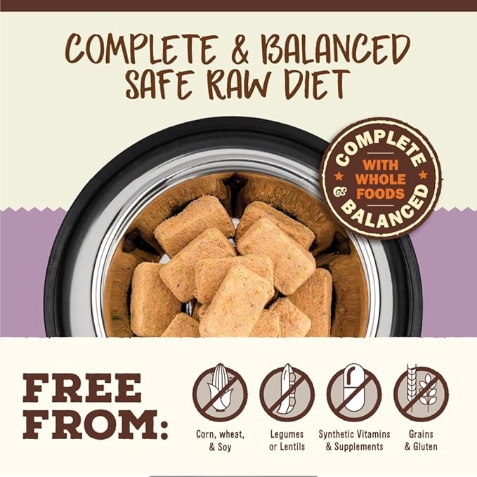 Primal Freeze Dried Raw Cat Food Nuggets Turkey, Complete & Balanced Meal or Topper, Premium, Healthy, Grain Free, High Protein Raw Cat Food with Probiotics (5.5 oz)