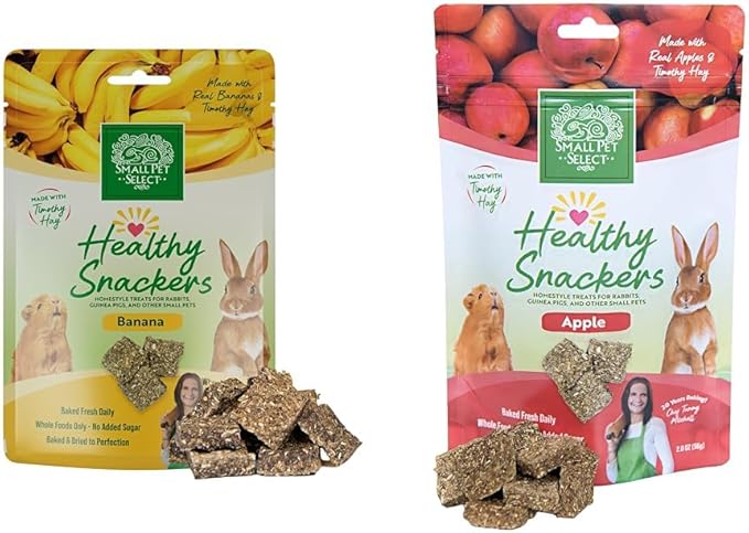 Small Pet Select - Healthy Snackers - Banana & Apple