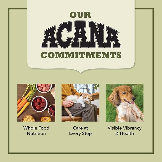ACANA Highest Protein Meadowlands Grain-Free Dry Cat Food, Free-Run Chicken and Turkey and Chicken Liver Cat Food Recipe, 4lb