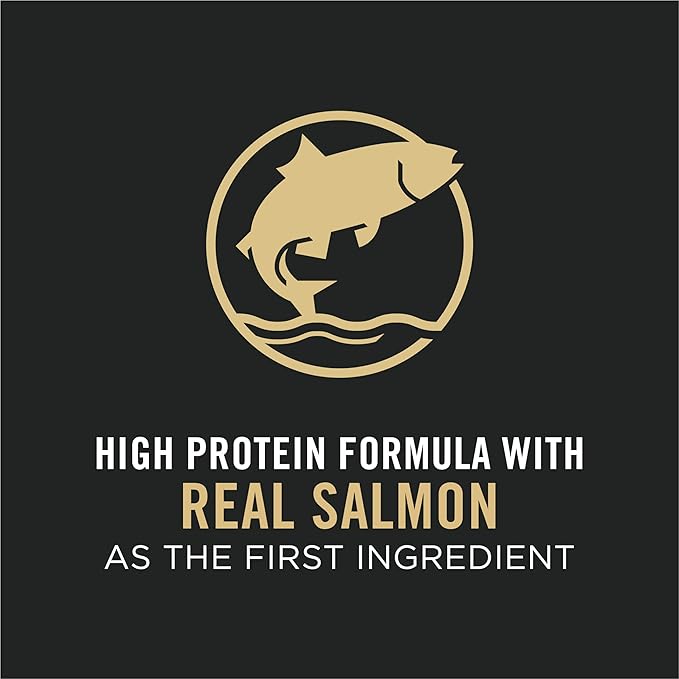 Purina Pro Plan High Protein Cat Food With Probiotics for Cats, Salmon and Rice Formula - 7 lb. Bag