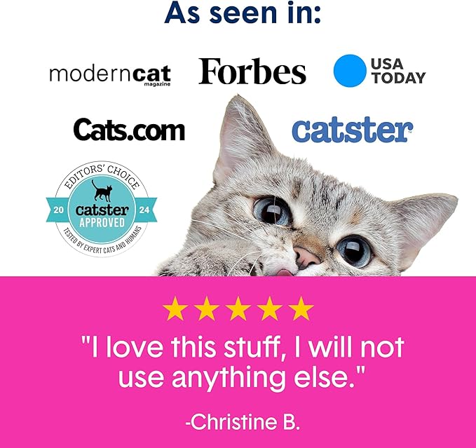 Boxie® Glo™ 30 Day Odor Control Clumping Clay Cat Litter, 40 lb, Multi-Cat, 99.9% Dust-Free, Low Tracking, UV Light Attractant, Superior Clumping for Easy Scooping