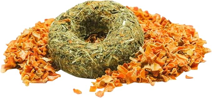 Grandpa's Best Whisker Nibblers Banana Carrot Treats for Rabbits, Guinea Pigs and Small Animals