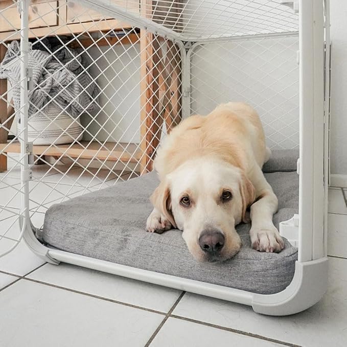 Diggs Bolstr Orthopedic Dog Bed with Headrest - Dog Crate Bed for Evolv Crate & Other Standard Pet Kennels - Durable & Comfortable - (Medium)