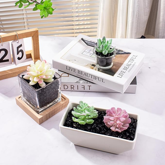 3 Lb Black Obsidian Crushed Stone Crystal Chips Bulk, Betta Fish Tank Gravel Rocks Irregular Shaped Marbles Pebbles for Aquarium, Vase Fillers, Succulent Plants Decor