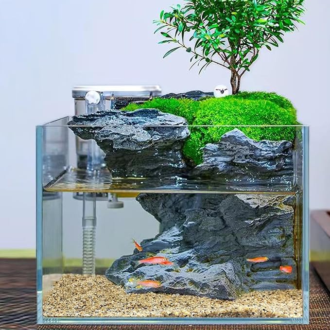 20lbs Aquarium Gravel, 1/8"(2-4mm) Natural River Rocks Succulent Cactus Pea Gravel for Plants, Fish Tank, Decorative Pebbles for Gardening, Flower Pots, Vase Fillers, Landscaping