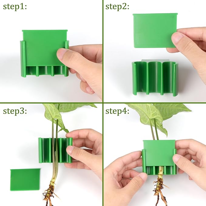 4Pcs 3 Holes Upgraded Aquatic Plant Cup Aquarium Plant Holder for Tank, Hanging Aquarium Plant Holder, Aquarium Aquatic Plant Cultivation, Aquarium Plant Decoration.