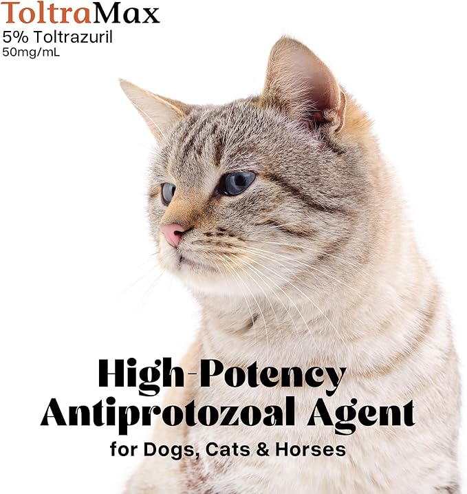 Toltrazuril 5.0% for Horses, Dogs, Cats, 60mL/2 Ounce, for Non-Food Chain Animals, Chicken