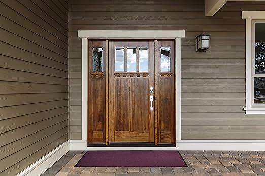 WaterHog Diamond | Commercial-Grade Entrance Mat with Rubber Border – Indoor/Outdoor, Quick Drying, Stain Resistant Door Mat (Camel, 3' x 4')