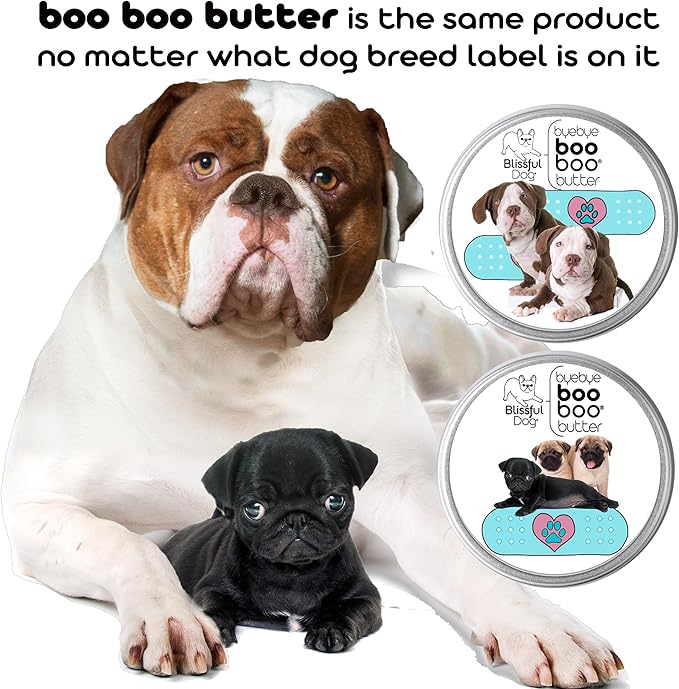 The Blissful Dog .50 oz Tube Neapolitan Mastiff Booboo Butter