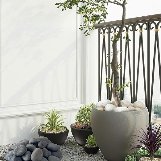 40lbs Black River Rocks, 1-2 Inch Natural Unpolished Bulk Pebbles, Hand-Picked Premium Stones for Landscaping and Garden Design, Fish Tank, Flower Pots, Pathways and Backyard