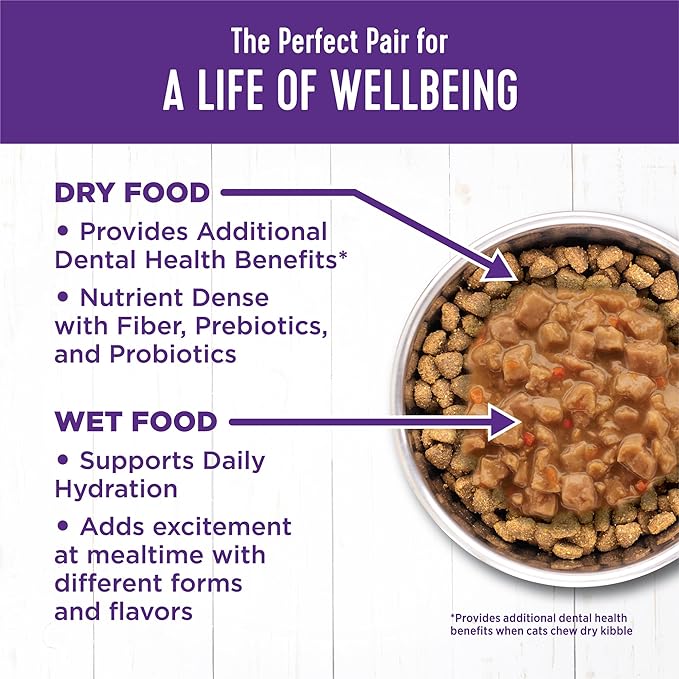 Wellness Complete Health Gravy Adult Wet Cat Food, Natural, Protein-Rich, Grain Free, 3 Ounce, 12 Pack, (Chicken & Tuna Dinner)