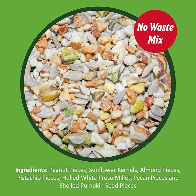 Lyric Fine Tunes No Waste Bird Seed 5 lb. Bag and Lyric Finch Small Songbird Wild Bird Food 5 lb. Bag for Outdoor Bird Feeders