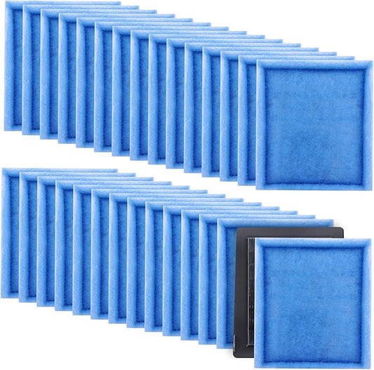 30PCS #3 Fish Tank Filters, Aquarium Filter Cartridge Compatible with Rite-Size C & Fit for EZ-Change #3 20-40/30-60 Gallon Fishtank Power Filter Replacement