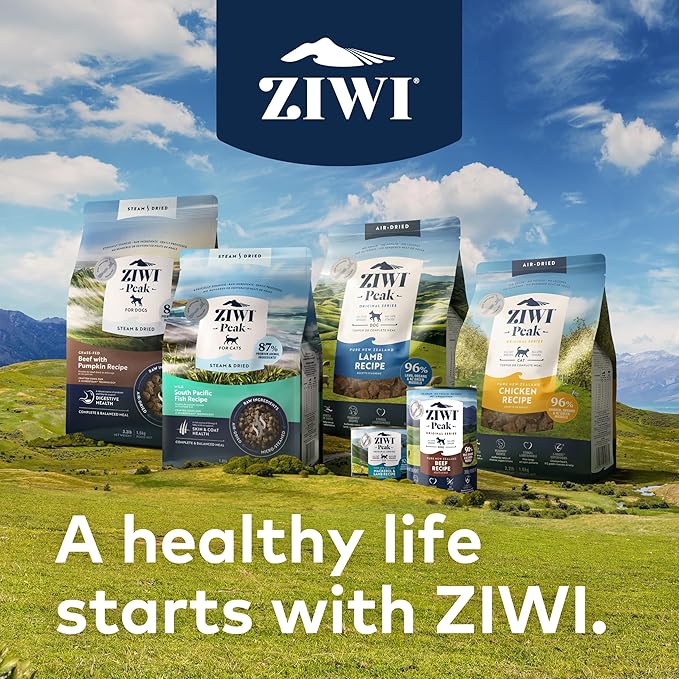 ZIWI Peak Air-Dried Cat Food Bundle High Protein, Grain Free & Limited Ingredient Superfoods (Beef, 14oz + Lamb + Chicken)
