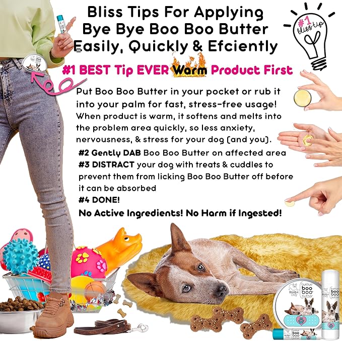 The Blissful Dog Blue Heeler Boo Butter, 0.15 oz