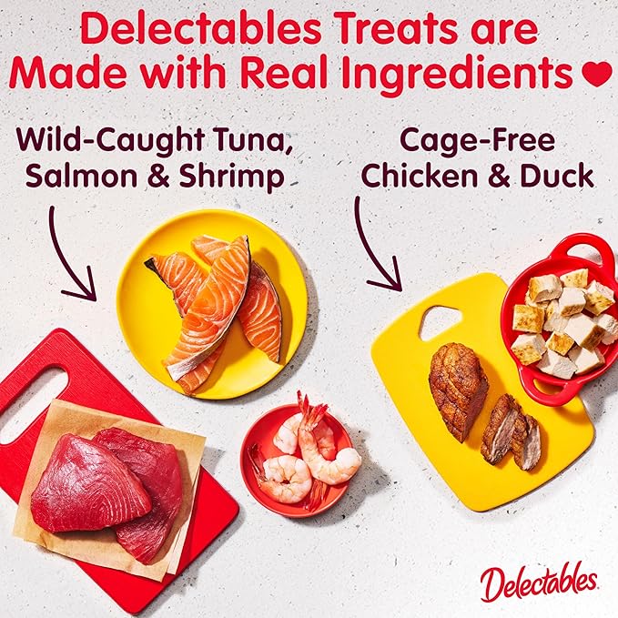 Delectables Squeeze Up Non-Seafood Variety Pack Lickable Cat Treat, 20 Count (Pack of 1)