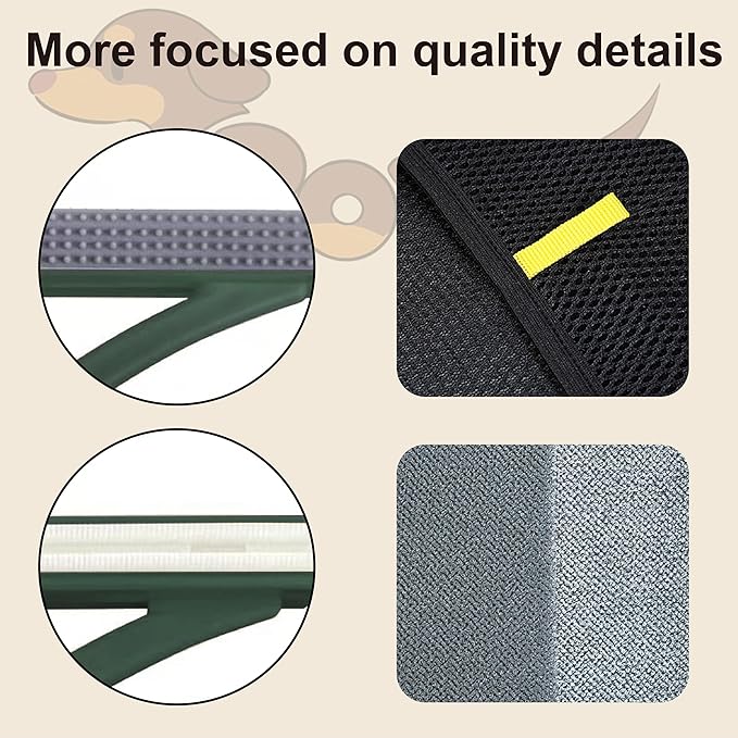 2-Pack Pet Hair Removal Gloves with A Hair/Lint Removal Tool – Remove Cat/Dog Fur from Clothing, Furniture, Car Seats, Bedding & Carpet – Reusable & Washable Lint Hair Remover for Pet Owners