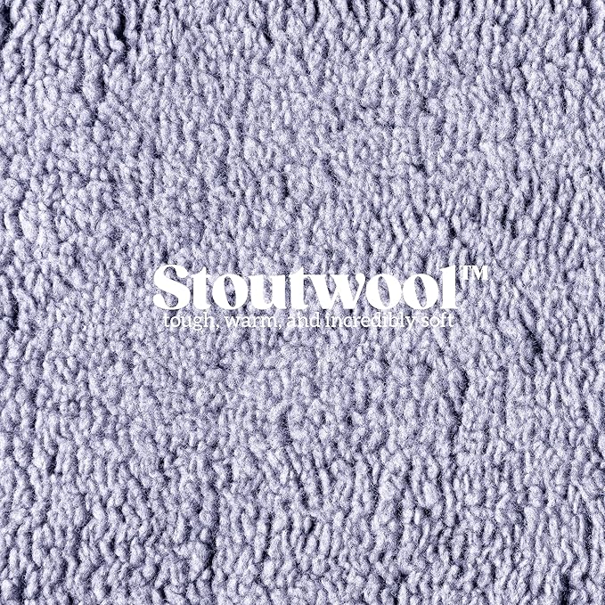 Stoutwool Indestructible Dog Bed - Fluffy Chew Proof Dog Crate Pad - Tough Kennel Pad for Aggressive Chewers - Washable, Ideal for Toy Breeds & Fits 18-Inch Crate - 17"x11", Jacaranda